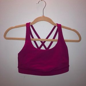 Lululemon Fuschia Pink Energy Bra